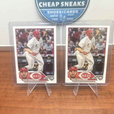 Cheap Sneaks Footwear/Sports Cards Baseball Card Mike Moustakis 2023 Topps Series 2 Cincinnati Reds Baseball Card #539