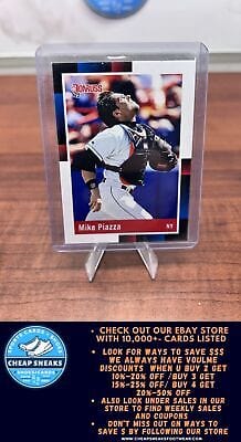 Cheap Sneaks Footwear/Sports Cards Baseball Card Mike Piazza 2022 Donruss #262 New York Mets