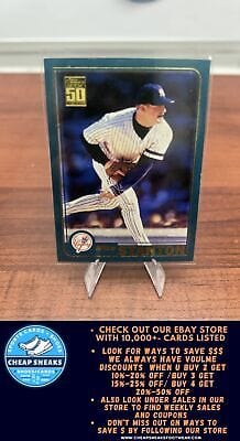 Cheap Sneaks Footwear/Sports Cards Baseball Card Mike Stanton 2001 Topps #12 New York Yankees