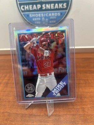 Cheap Sneaks Footwear/Sports Cards Baseball Card MIKE TROUT 2023 Topps Chrome Update 1988 Topps Chrome Refractor #88CU-