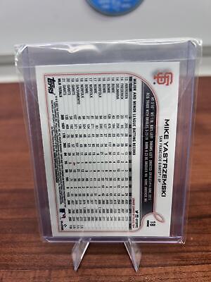 Cheap Sneaks Footwear/Sports Cards Baseball Card Mike Yastrzemski 2022 Topps Chrome  Pink Refractor Card #18 Giants