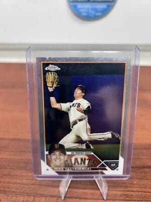 Cheap Sneaks Footwear/Sports Cards Baseball Card Mike Yastrzemski 2023 Topps Chrome Basebll Card  #111 San Francisco Gi