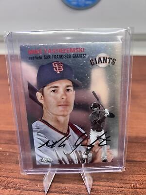 Cheap Sneaks Footwear/Sports Cards Baseball Card Mike Yastrzemski 2023 Topps Chrome Platinum Anniversary #316 Giants