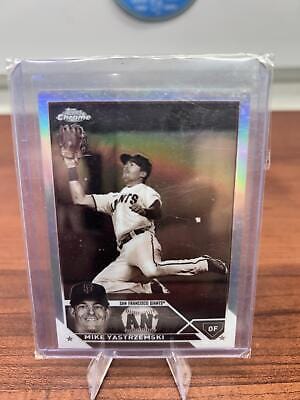 Cheap Sneaks Footwear/Sports Cards Baseball Card Mike Yastrzemski 2023 Topps Chrome Sepia Refractor Baseball Card #111