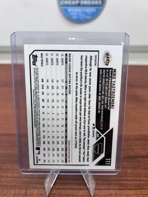 Cheap Sneaks Footwear/Sports Cards Baseball Card Mike Yastrzemski 2023 Topps Chrome Silver Refractor Card #111 SF Giant