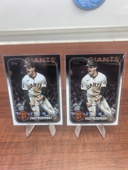 Cheap Sneaks Footwear/Sports Cards Baseball Card Mike Yastrzemski 2024 Topps #124 San Francisco Giants