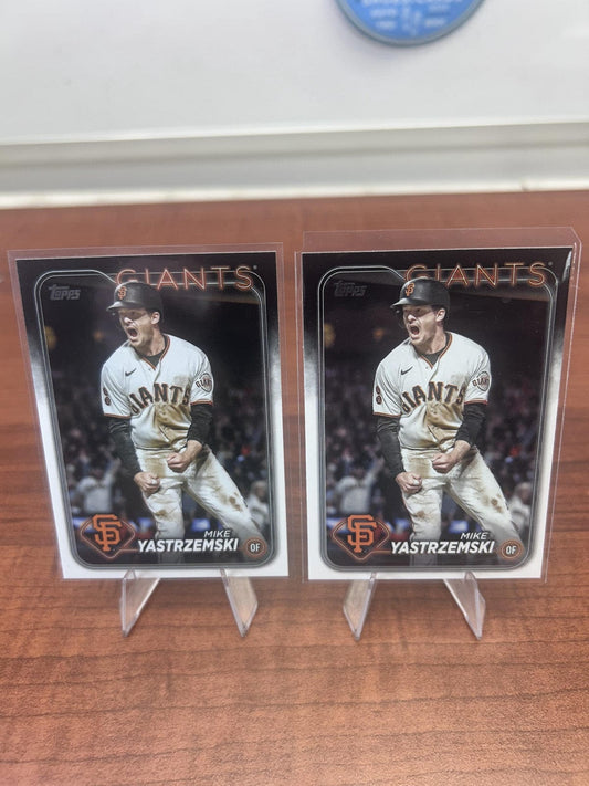 Cheap Sneaks Footwear/Sports Cards Baseball Card Mike Yastrzemski 2024 Topps #124 San Francisco Giants