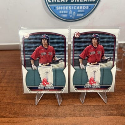 Cheap Sneaks Footwear/Sports Cards Baseball Card Mikey Romero 2023 Bowman Prospects #BP-69 Boston Red Sox