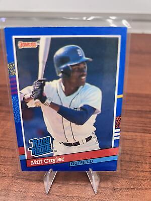 Cheap Sneaks Footwear/Sports Cards Baseball Card Milt Cuyler 1991 Donruss #40c Detroit Tigers