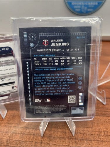 Cheap Sneaks Footwear/Sports Cards Baseball Card Minnesota Twins 2023/24 Bowman Chrome Lot (6) Castro,Acuna, Silva, Jen