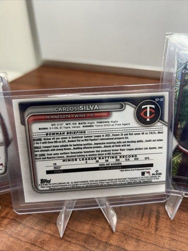 Cheap Sneaks Footwear/Sports Cards Baseball Card Minnesota Twins 2023/24 Bowman Chrome Lot (6) Castro,Acuna, Silva, Jen