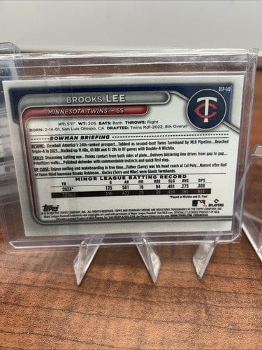 Cheap Sneaks Footwear/Sports Cards Baseball Card Minnesota Twins 2023/24 Bowman Chrome Lot (7)Lee,Jenkins,Acuna, Merced