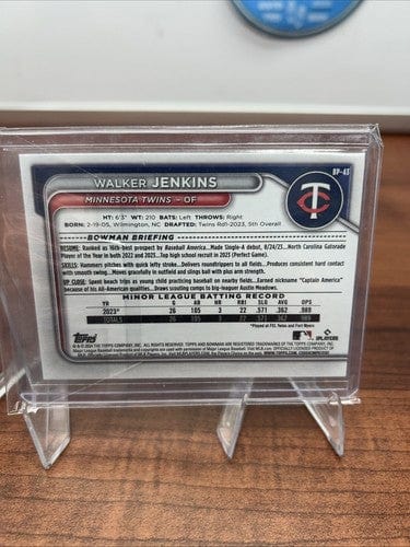 Cheap Sneaks Footwear/Sports Cards Baseball Card Minnesota Twins 2023/24 Bowman Chrome Lot (7)Lee,Jenkins,Acuna, Merced