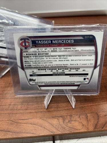Cheap Sneaks Footwear/Sports Cards Baseball Card Minnesota Twins 2023/24 Bowman Chrome Lot (7)Lee,Jenkins,Acuna, Merced