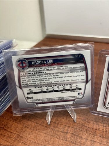 Cheap Sneaks Footwear/Sports Cards Baseball Card Minnesota Twins 2023/24 Bowman Chrome Lot (7)Lee,Jenkins,Acuna, Merced