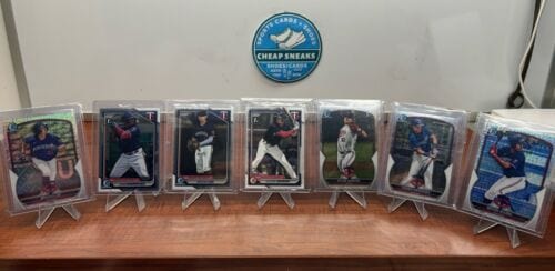 Cheap Sneaks Footwear/Sports Cards Baseball Card Minnesota Twins 2023/24 Bowman Chrome Lot (7)Lee,Jenkins,Acuna, Merced
