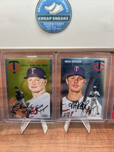 Cheap Sneaks Footwear/Sports Cards Baseball Card Minnesota Twins 2023 Topps Chrome Platinum Anniversary Kepler, Varland