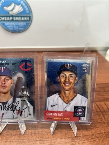 Cheap Sneaks Footwear/Sports Cards Baseball Card Minnesota Twins 2023 Topps Chrome Platinum Anniversary Kepler, Varland