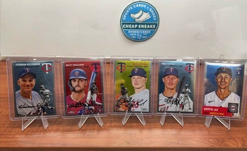 Cheap Sneaks Footwear/Sports Cards Baseball Card Minnesota Twins 2023 Topps Chrome Platinum Anniversary Kepler, Varland