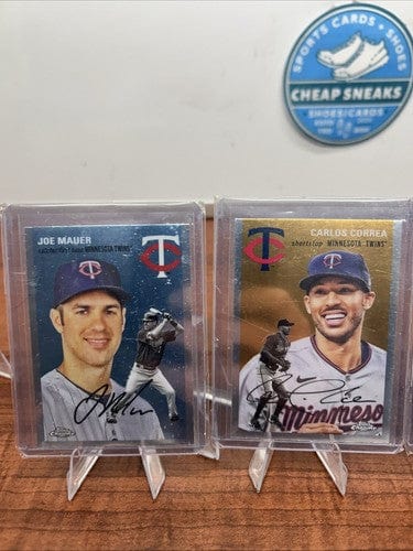 Cheap Sneaks Footwear/Sports Cards Baseball Card Minnesota Twins 2023 Topps Platinum Anniversary Lewis, Mauer, Correa,