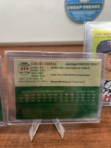 Cheap Sneaks Footwear/Sports Cards Baseball Card Minnesota Twins 2023 Topps Platinum Anniversary Lewis, Mauer, Correa,