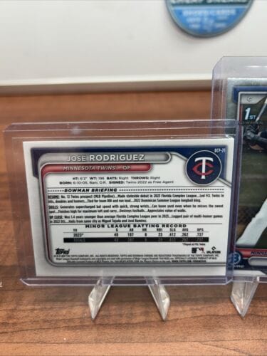 Cheap Sneaks Footwear/Sports Cards Baseball Card Minnesota Twins 2024 Bowman Chrome 1st Bowman Byron Chourio, Silva, Ac