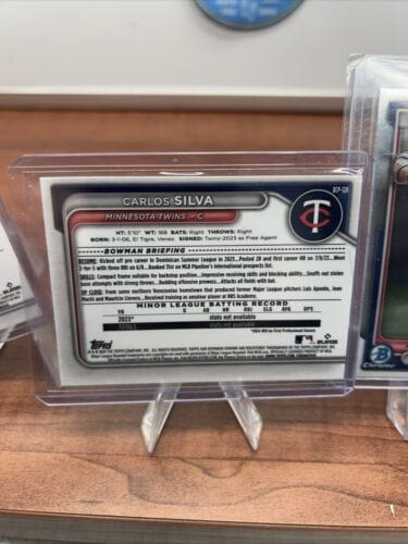 Cheap Sneaks Footwear/Sports Cards Baseball Card Minnesota Twins 2024 Bowman Chrome 1st Bowman Byron Chourio, Silva, Ac
