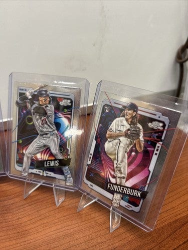 Cheap Sneaks Footwear/Sports Cards Baseball Card Minnesota Twins 2024 Topps Chrome Comic Lot(7) Button, Lewis, Lopez, F
