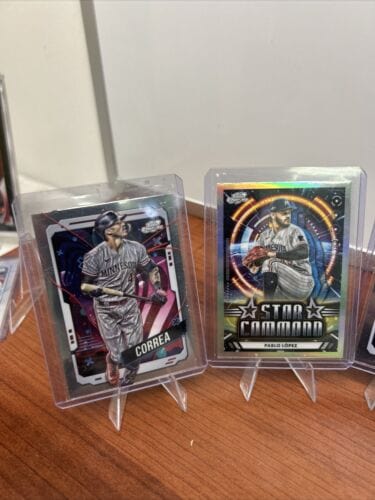 Cheap Sneaks Footwear/Sports Cards Baseball Card Minnesota Twins 2024 Topps Chrome Comic Lot(7) Button, Lewis, Lopez, F