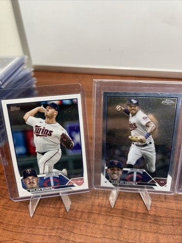 Cheap Sneaks Footwear/Sports Cards Baseball Card Minnesota Twins Lot 2022/23 Topps Chrome Byron Burton, Curtis Terry RC