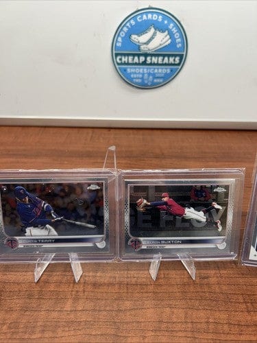 Cheap Sneaks Footwear/Sports Cards Baseball Card Minnesota Twins Lot 2022/23 Topps Chrome Byron Burton, Curtis Terry RC