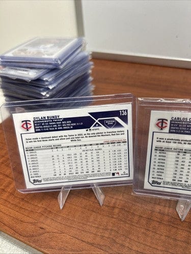 Cheap Sneaks Footwear/Sports Cards Baseball Card Minnesota Twins Lot 2022/23 Topps Chrome Byron Burton, Curtis Terry RC