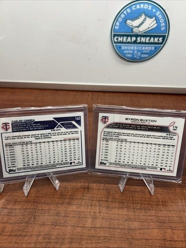 Cheap Sneaks Footwear/Sports Cards Baseball Card Minnesota Twins Lot 2022/23 Topps Chrome Lewis, Correa,Buxton,Kirloff,