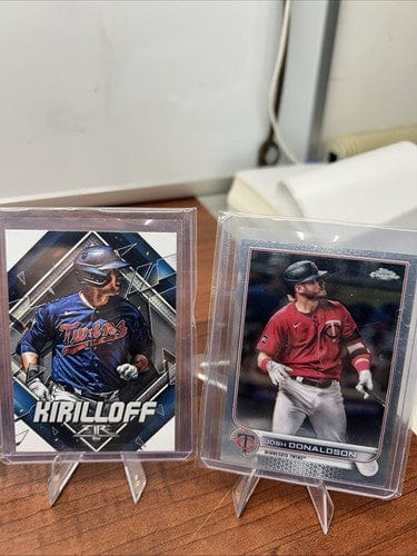 Cheap Sneaks Footwear/Sports Cards Baseball Card Minnesota Twins Lot 2022/23 Topps Chrome Lewis, Correa,Buxton,Kirloff,
