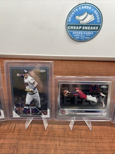 Cheap Sneaks Footwear/Sports Cards Baseball Card Minnesota Twins Lot 2022/23 Topps Chrome Lewis, Correa,Buxton,Kirloff,