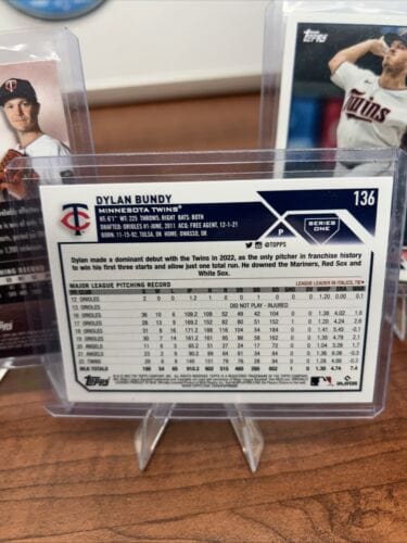 Cheap Sneaks Footwear/Sports Cards Baseball Card Minnesota Twins Lot Sonny Gray, Dylan Bundy, Matt Wallner RC 23 Topps