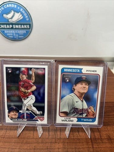 Cheap Sneaks Footwear/Sports Cards Baseball Card Minnesota Twins RC Lot Matt Wallner, Louie Varland 2023 Topps Series 2