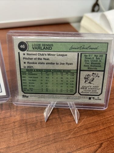 Cheap Sneaks Footwear/Sports Cards Baseball Card Minnesota Twins RC Lot Matt Wallner, Louie Varland 2023 Topps Series 2