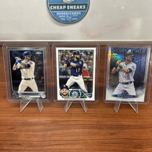 Cheap Sneaks Footwear/Sports Cards Baseball Card Mitch Haniger 2022 Topps Chrome #92, 23 Topps Series 1 #49,22 Topps St