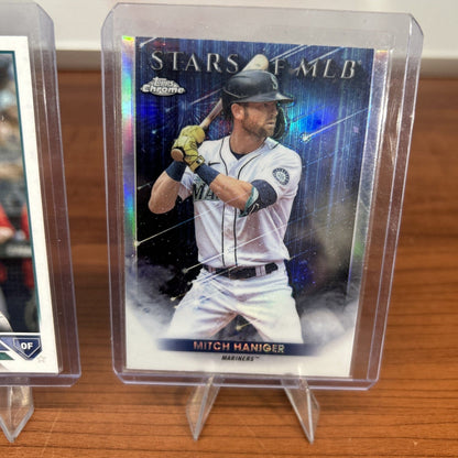 Cheap Sneaks Footwear/Sports Cards Baseball Card Mitch Haniger 2022 Topps Chrome #92, 23 Topps Series 1 #49,22 Topps St