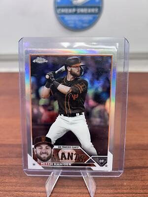 Cheap Sneaks Footwear/Sports Cards Baseball Card Mitch Haniger 2023 Topps Chrome Silver  Refractor Card #122  Giants
