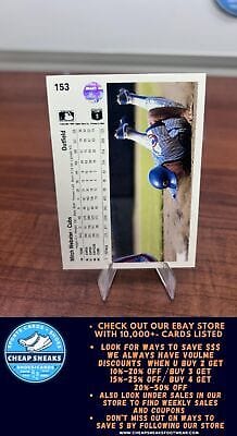 Cheap Sneaks Footwear/Sports Cards Baseball Card Mitch Webster 1990 Upper Deck #153a Chicago Cubs