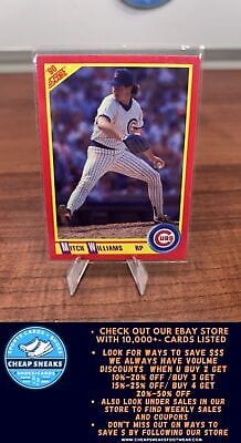 Cheap Sneaks Footwear/Sports Cards Baseball Card Mitch Williams 1990 Score #262 Chicago Cubs