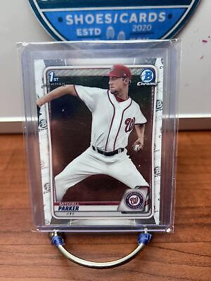 Cheap Sneaks Footwear/Sports Cards Baseball Card Mitchell Parker 2020 1st Bowman Chrome Draft #BD-176 Nationals