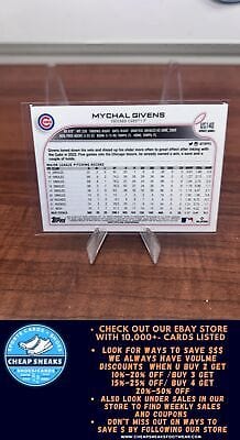 Cheap Sneaks Footwear/Sports Cards Baseball Card Mychal Givens 2022 Topps Update #US140 Chicago Cubs