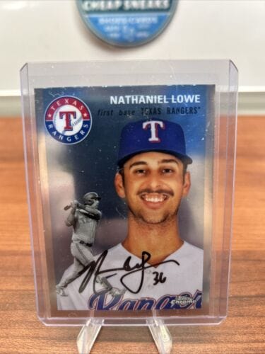 Cheap Sneaks Footwear/Sports Cards Baseball Card Nathaniel Lowe 2023 Topps Chrome Platinum Anniversary Texas Rangers Ca