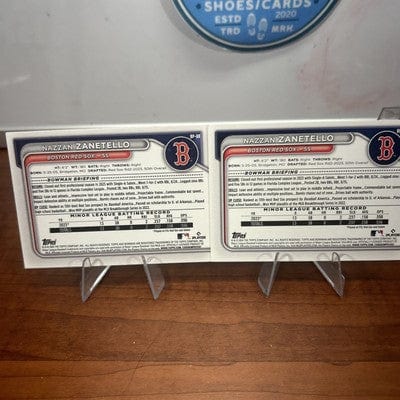 Cheap Sneaks Footwear/Sports Cards Baseball Card Nazzan Zanetello 2024 Bowman Prospects #BP-88 Boston Red Sox