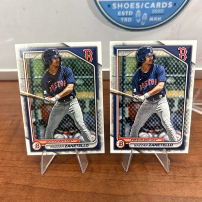 Cheap Sneaks Footwear/Sports Cards Baseball Card Nazzan Zanetello 2024 Bowman Prospects #BP-88 Boston Red Sox