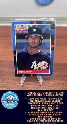 Cheap Sneaks Footwear/Sports Cards Baseball Card Neil Allen 1988 Donruss #597 New York Yankees