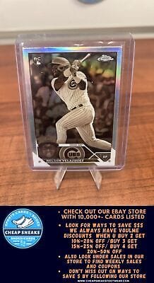 Cheap Sneaks Footwear/Sports Cards Baseball Card Nelson Velázquez (RC) 2023 Topps Chrome Sepia Refractor #82 Chicago C